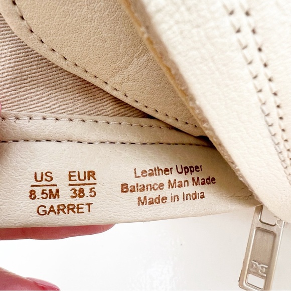 Sam Edelman Garret Platform Combat Boot soft leather cream ivory size 8.5 - Picture 9 of 9